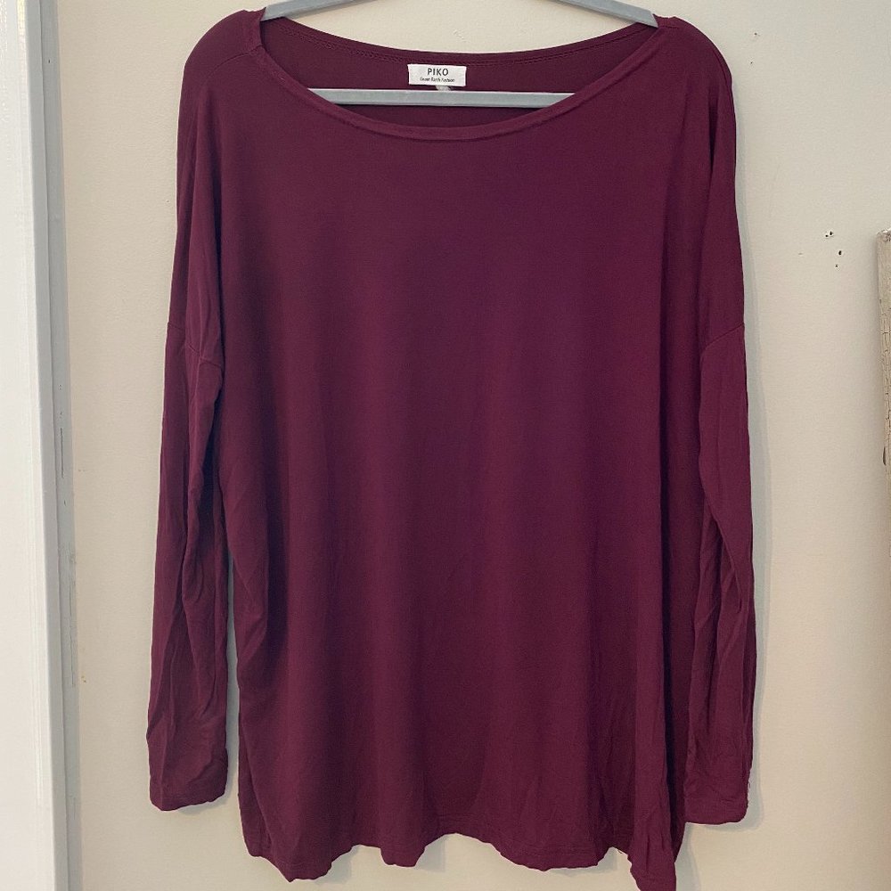 Garnet Piko Top